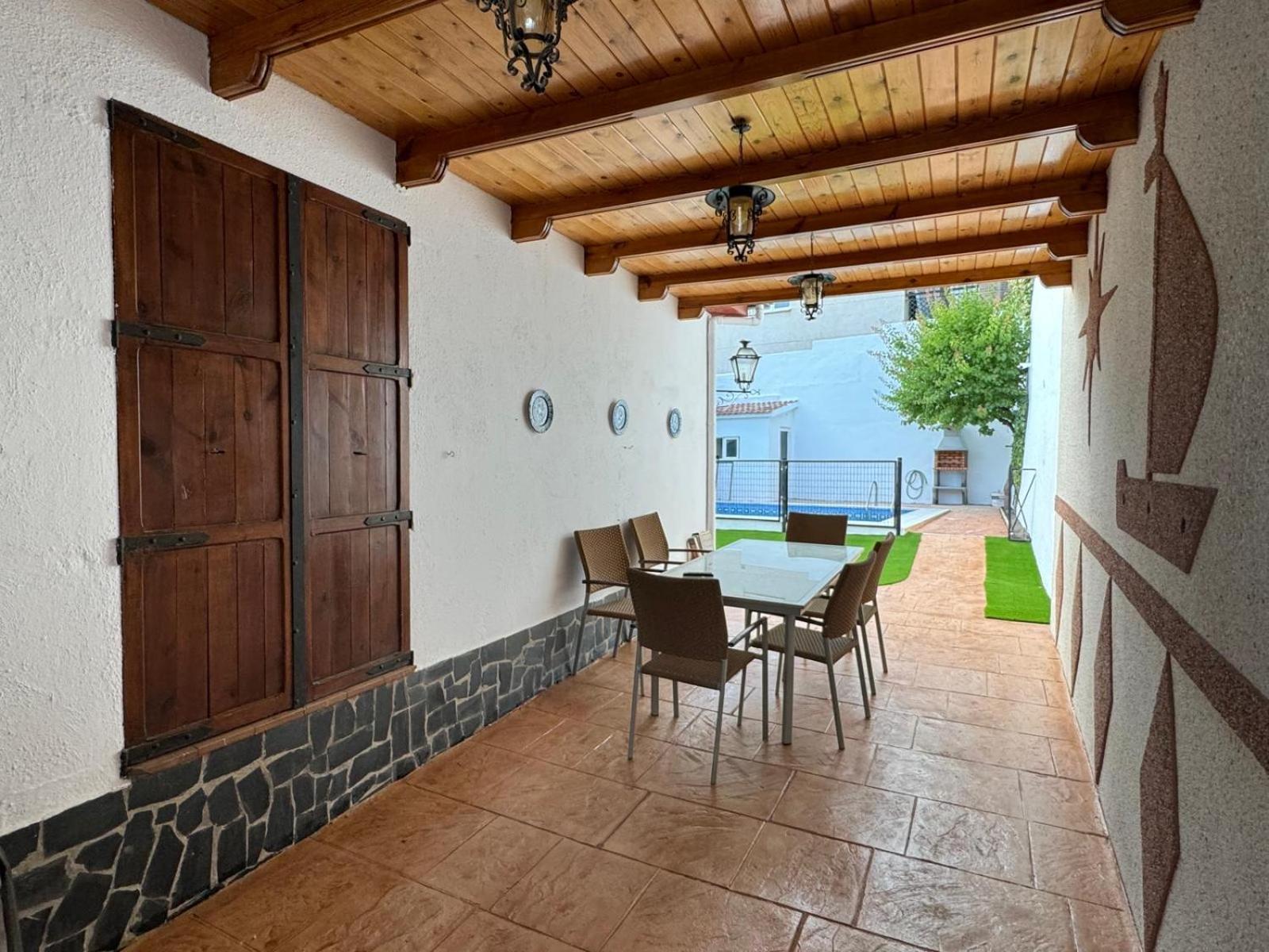 Casa Rural Vistablanca En Una Sola Planta Con Bonitas Vistas Y Piscina - Junto A La Capital Y La Alhambra Сенес де ла Вега Екстериор снимка