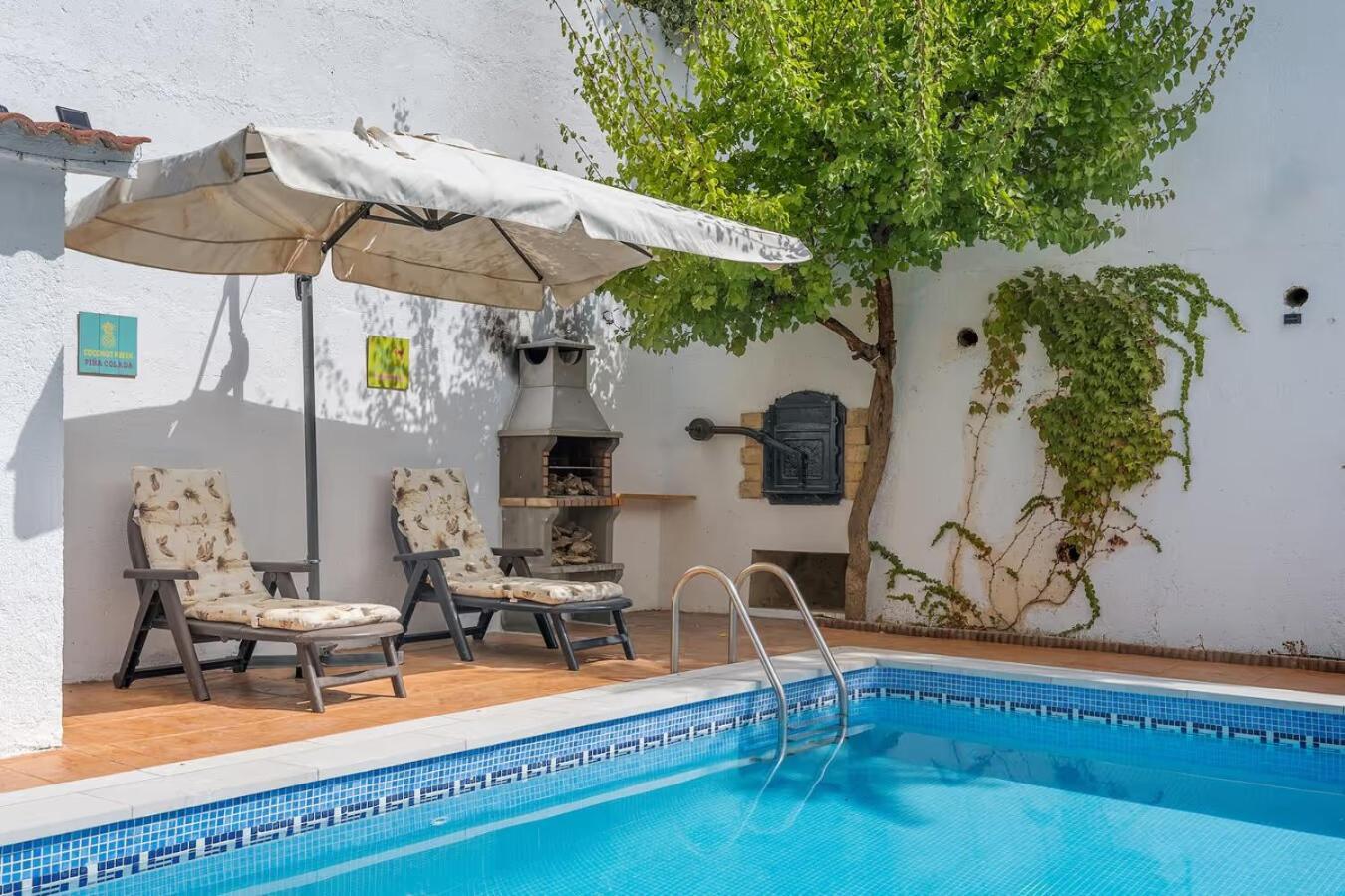 Casa Rural Vistablanca En Una Sola Planta Con Bonitas Vistas Y Piscina - Junto A La Capital Y La Alhambra Сенес де ла Вега Екстериор снимка